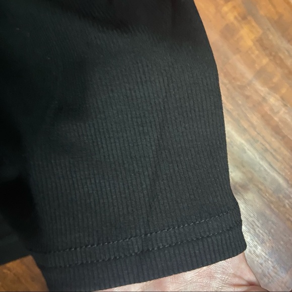 New Black & White Bodycon Ribbed Tank Dress XS - Picture 5 of 5